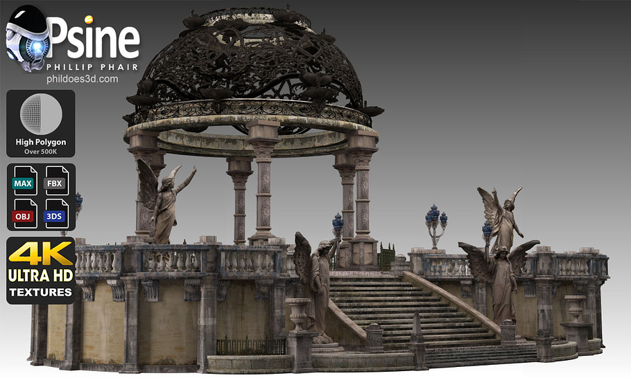 Baroque Terrace in Architecture - product preview 1