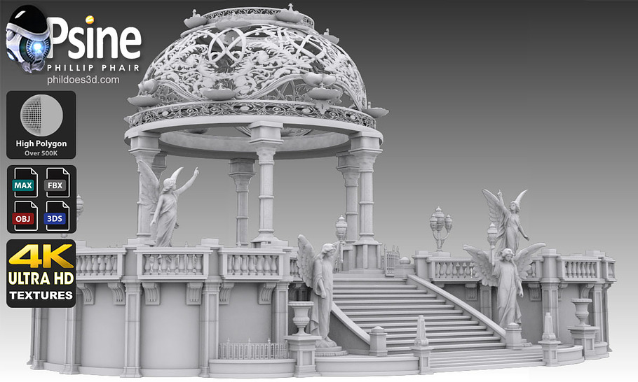 Baroque Terrace in Architecture - product preview 6