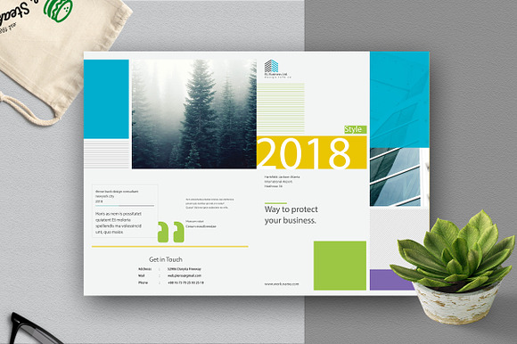 Creative Bi Fold Brochure in Brochure Templates - product preview 1