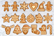 Christmas and New Year Ginger Set