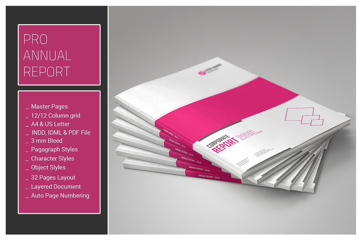 Pro Corporate Report in Brochure Templates - product preview 8
