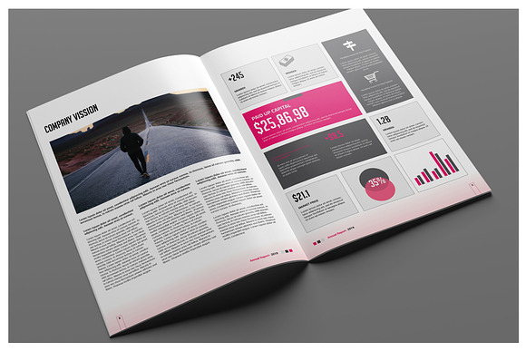 Pro Corporate Report in Brochure Templates - product preview 9