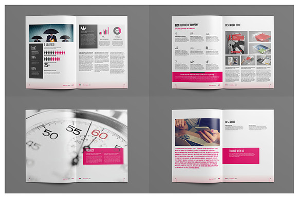 Pro Corporate Report in Brochure Templates - product preview 15