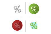 Percentage growth icon