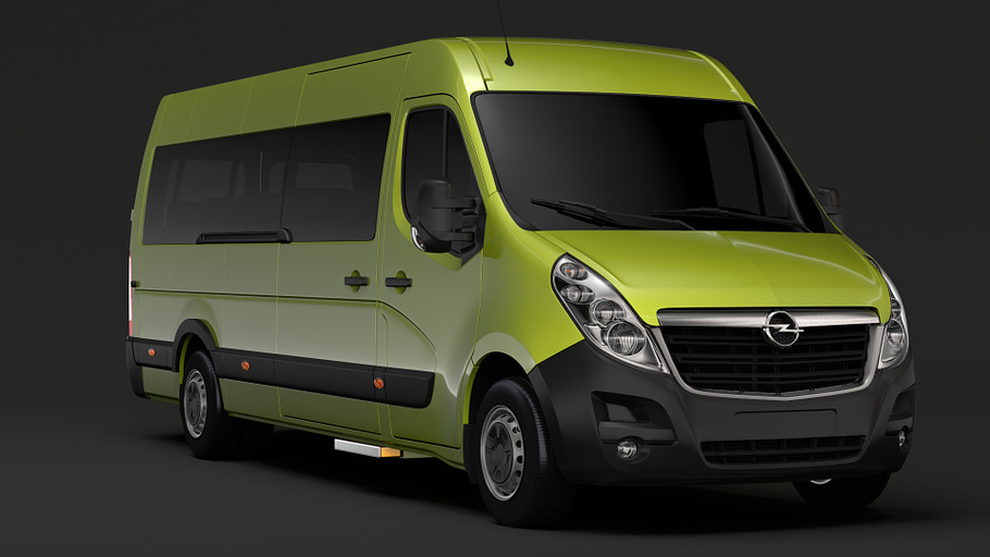 Opel Movano L4H3 MiniBus 2018 in Vehicles - product preview 1