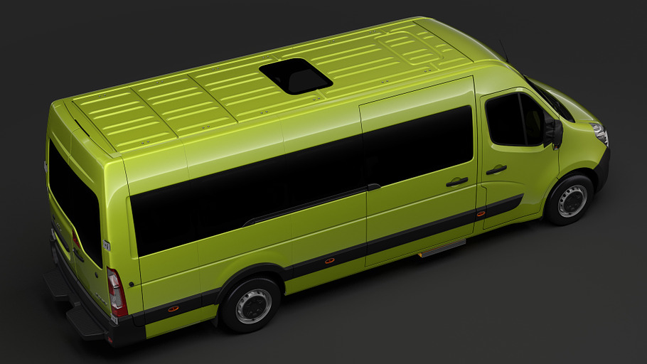 Opel Movano L4H3 MiniBus 2018 in Vehicles - product preview 4