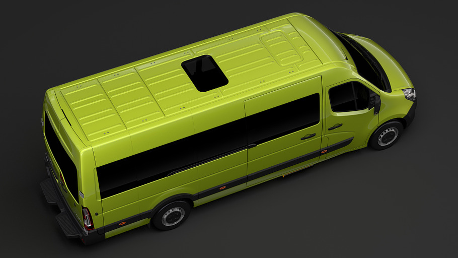 Opel Movano L4H3 MiniBus 2018 in Vehicles - product preview 9