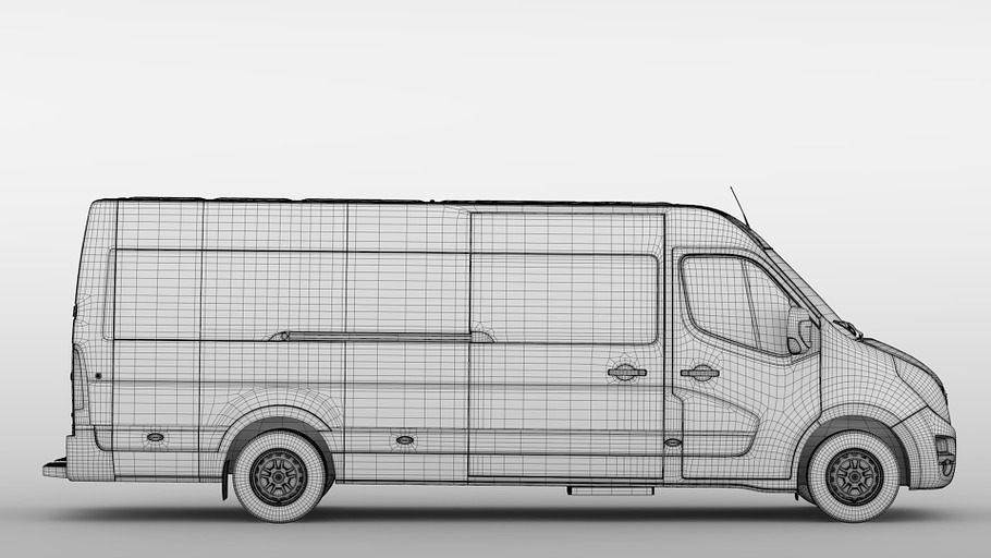 Opel Movano L4H3 MiniBus 2018 in Vehicles - product preview 15