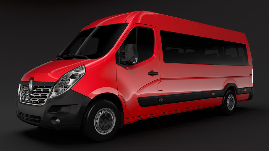 Renault Master L4H3 MiniBus 2018 in Vehicles - product preview 8