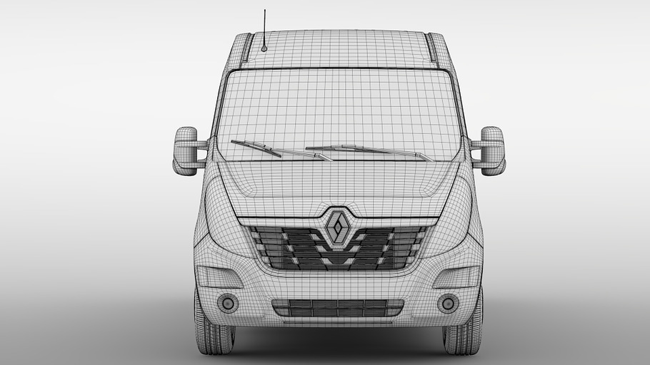 Renault Master L4H3 MiniBus 2018 in Vehicles - product preview 15