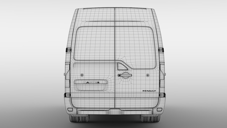 Renault Master L4H3 MiniBus 2018 in Vehicles - product preview 17