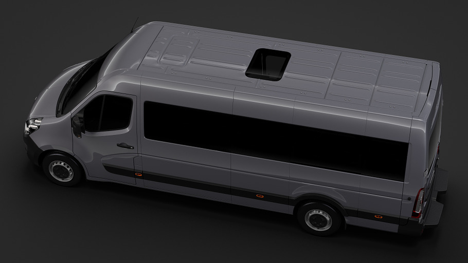 Vauxhall Movano L4H3 MiniBus 2018 in Vehicles - product preview 5