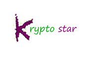 Krypto Star Logo Template