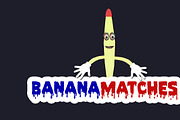 Banana Mathces Logo Template