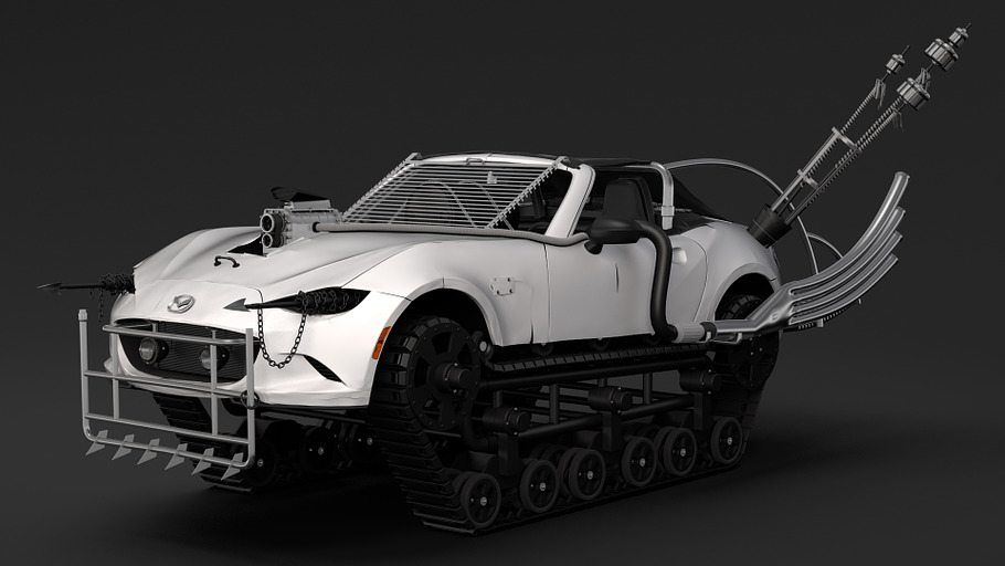 Mad Max Mazda MX 5 Maita Crusher in Vehicles - product preview 1
