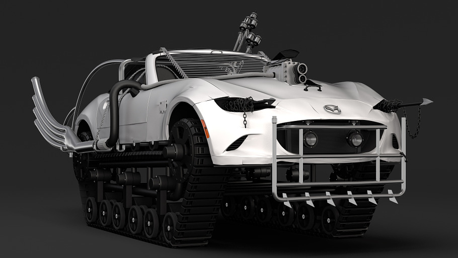 Mad Max Mazda MX 5 Maita Crusher in Vehicles - product preview 2