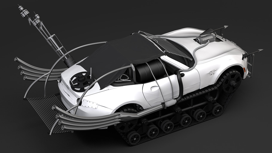 Mad Max Mazda MX 5 Maita Crusher in Vehicles - product preview 6
