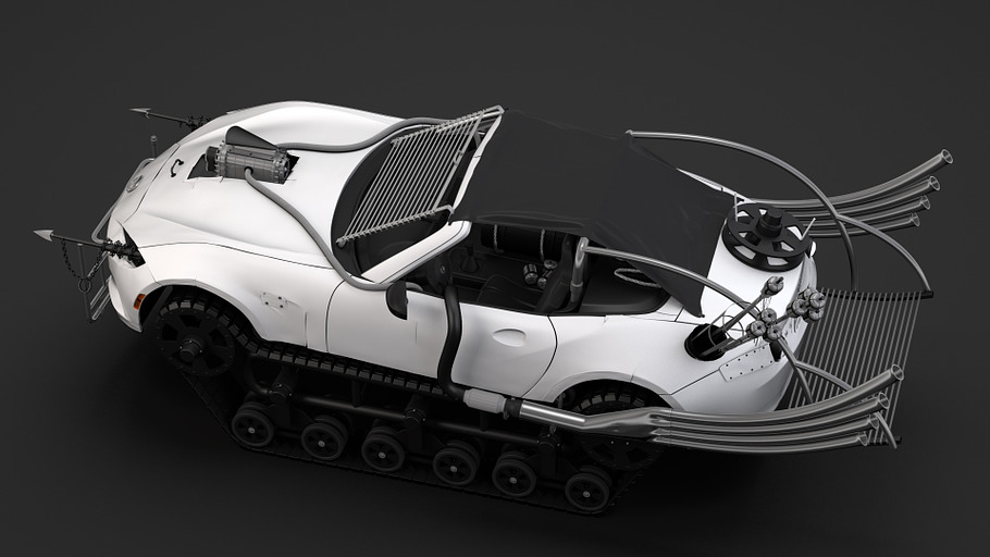 Mad Max Mazda MX 5 Maita Crusher in Vehicles - product preview 7