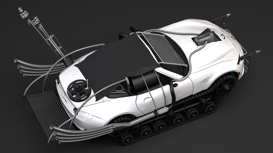 Mad Max Mazda MX 5 Maita Crusher in Vehicles - product preview 11