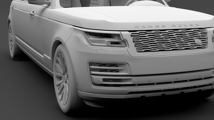 Range Rover SVAutobiography Limo in Vehicles - product preview 12
