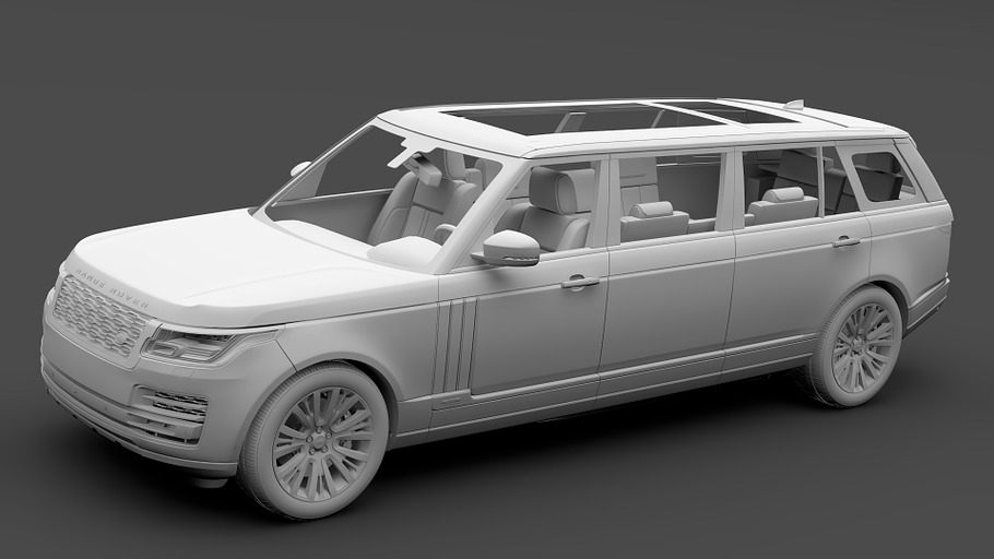 Range Rover SVAutobiography Limo in Vehicles - product preview 13