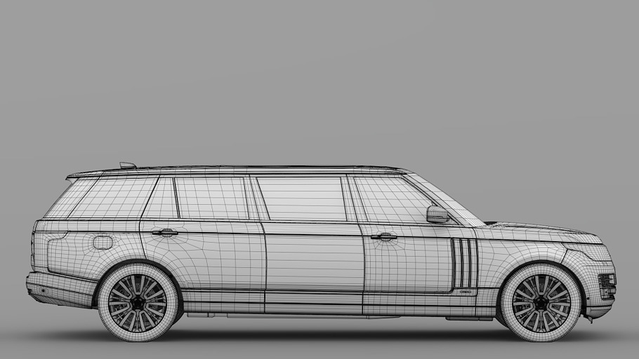 Range Rover SVAutobiography Limo in Vehicles - product preview 17