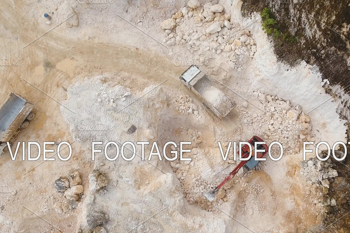 Work in the limestone quarry in Graphics - product preview 8