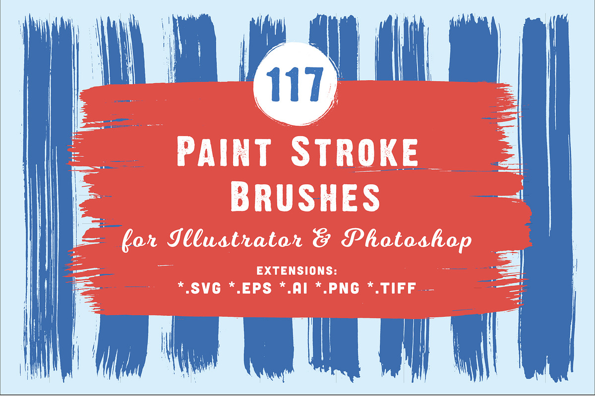 117 Paint Stroke Brushes *.ai *.abr in Add-Ons - product preview 8