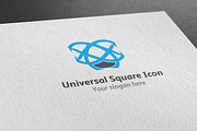 Universal Square Icon Logo