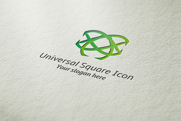 Universal Square Icon Logo in Logo Templates - product preview 1