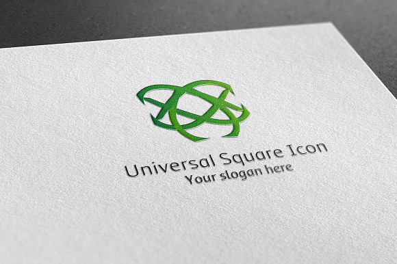 Universal Square Icon Logo in Logo Templates - product preview 2