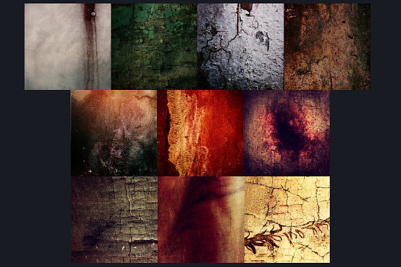 10 Textures - Grunge Squares in Textures - product preview 1