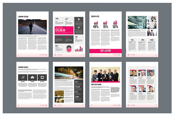 Pro Corporate Report in Brochure Templates - product preview 19
