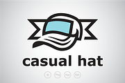 Casual Sport Hat Logo Template