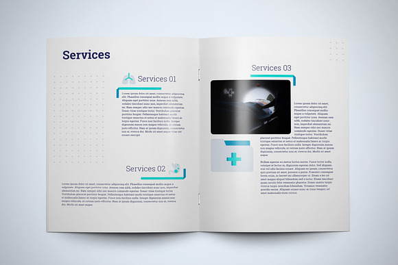 Médico Brochure Template in Brochure Templates - product preview 2