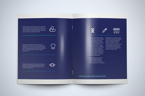 Médico Brochure Template in Brochure Templates - product preview 3
