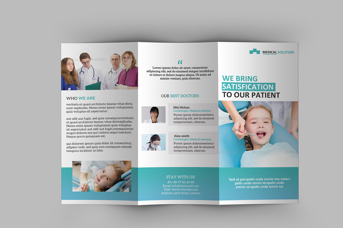 Medical Tri-Fold Brochure in Brochure Templates - product preview 8