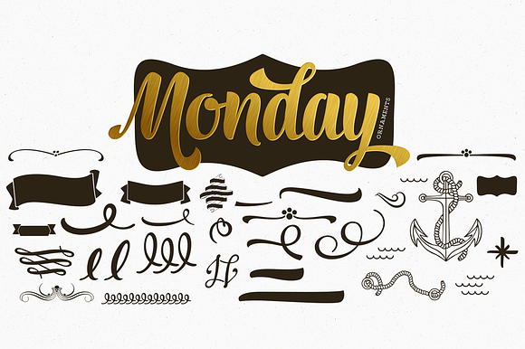 Monday Script Family in Script Fonts - product preview 1