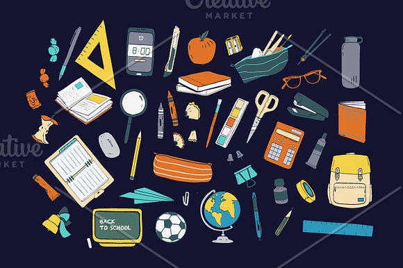 Back to school in Illustrations - product preview 3
