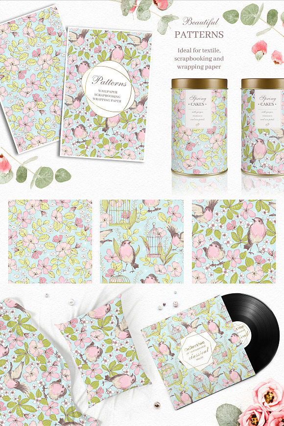 Secret Garden graphic kit in Illustrations - product preview 3