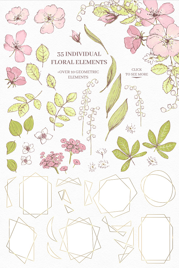 Secret Garden graphic kit in Illustrations - product preview 4
