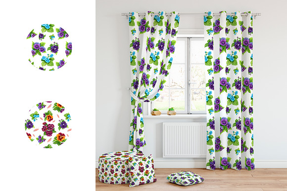 Violets in Illustrations - product preview 2