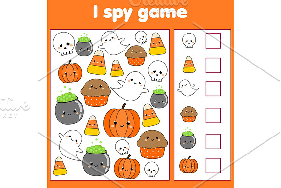 Halloween kids activities and games in Graphics - product preview 3