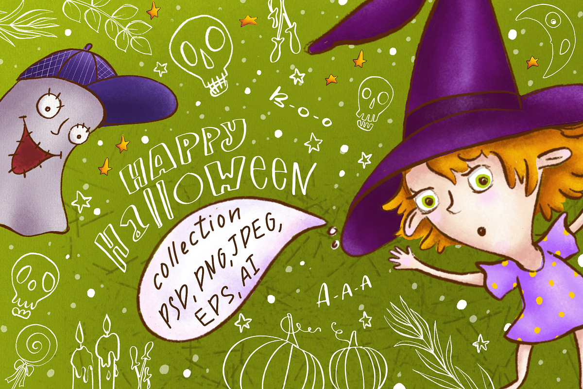 Halloween collection. in Illustrations - product preview 8