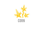 Corn icon. Vector illustration