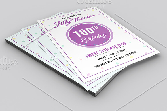 Birthday Party Flyer - V852 in Flyer Templates - product preview 1