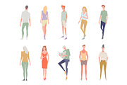 Illustration of people isolated on