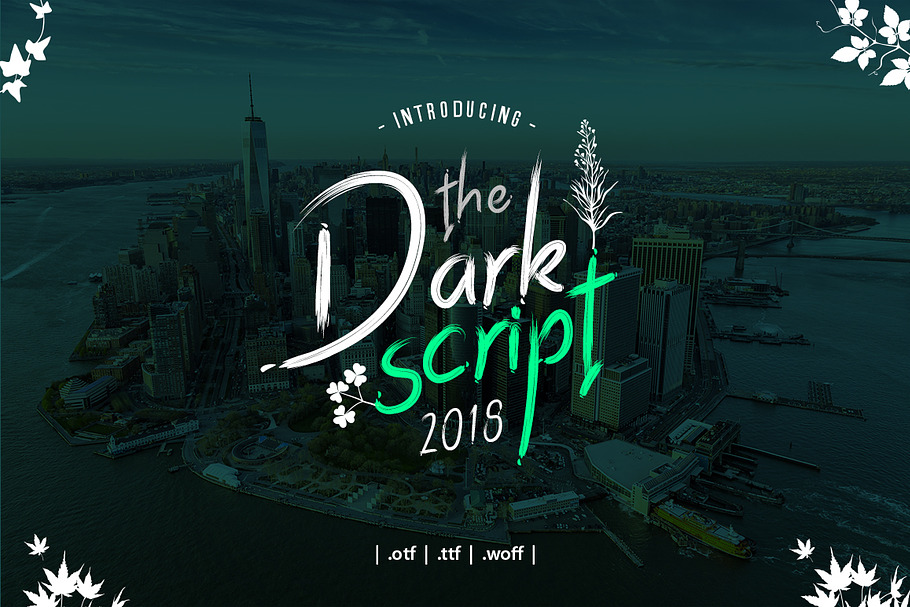 Dark Od Script Font in Script Fonts - product preview 8