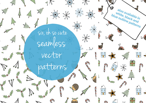 Cute Christmas Doodles in Illustrations - product preview 3