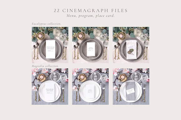 Animated Custom Wedding mockups in Print Mockups - product preview 4